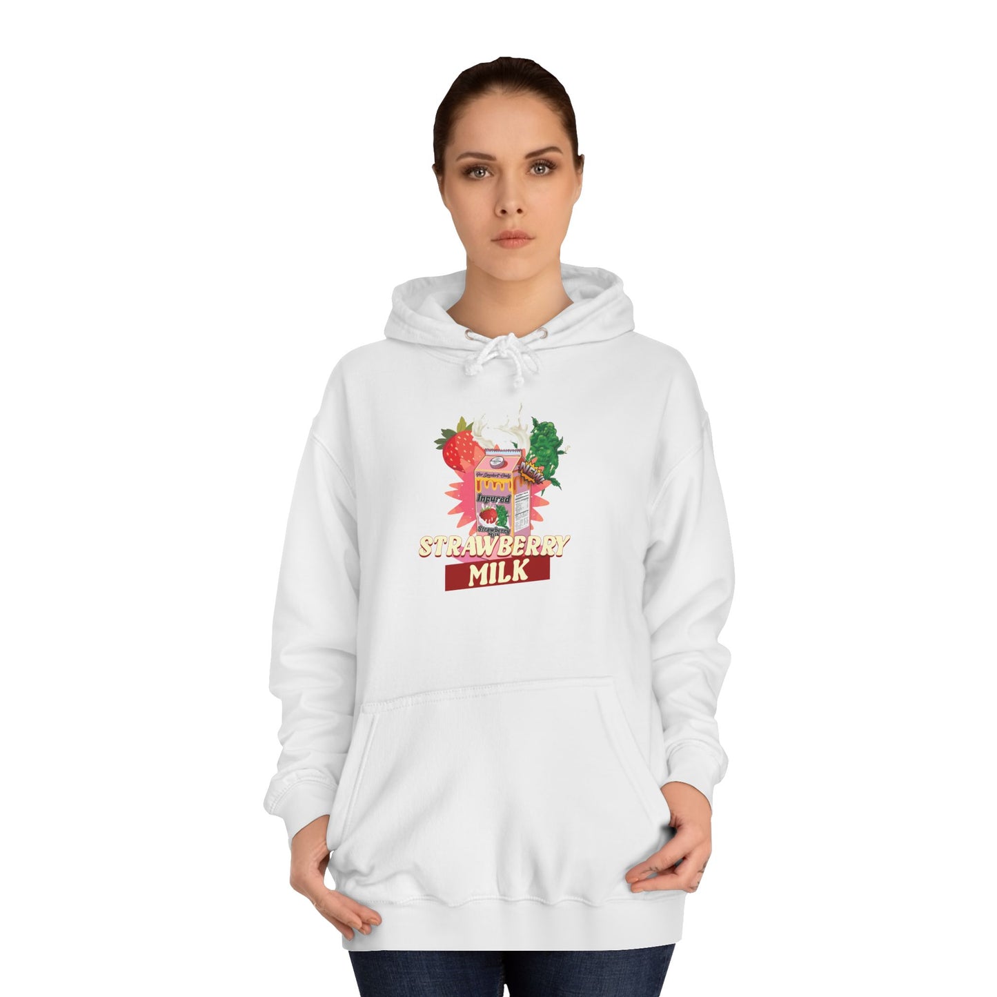 4SO's 420 Strain Design Hoodie - Strawberry Milk