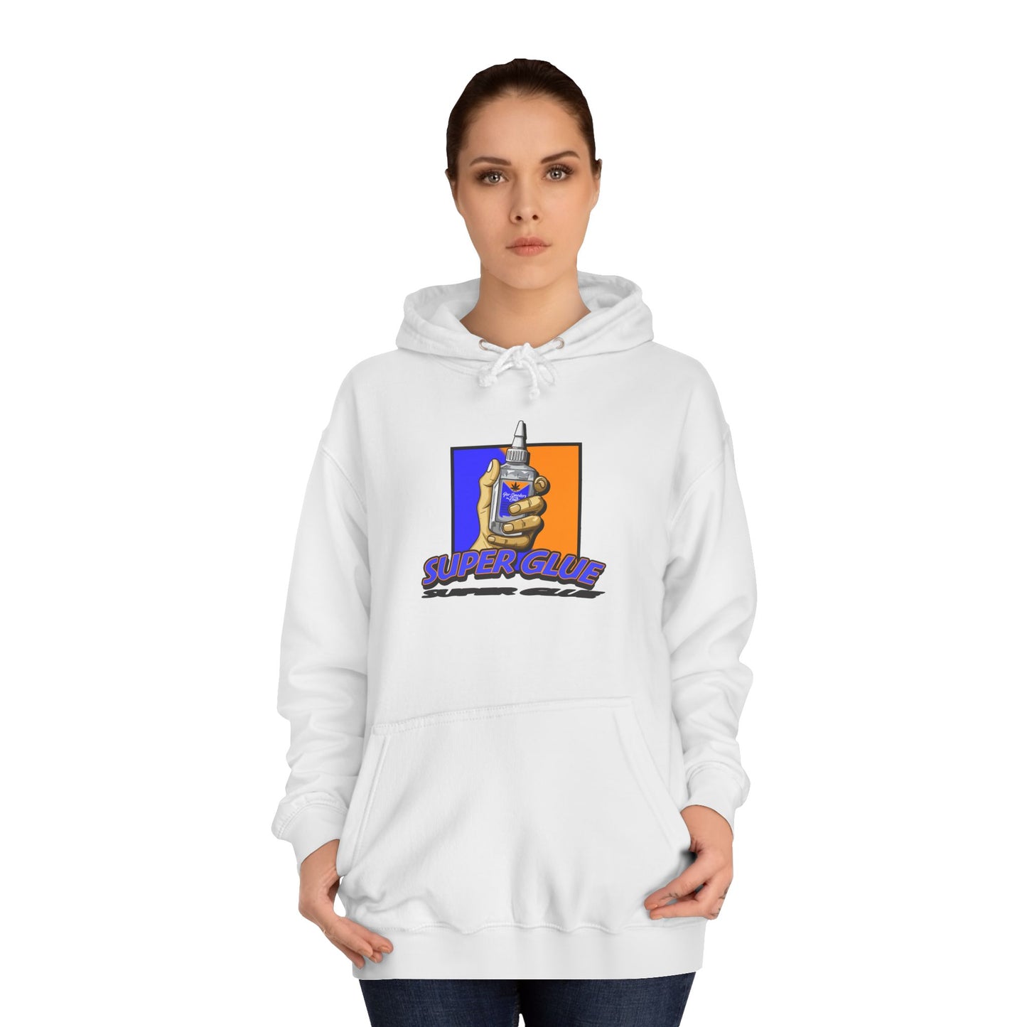 4SO's 420 Strain Design Hoodie - Super Glue