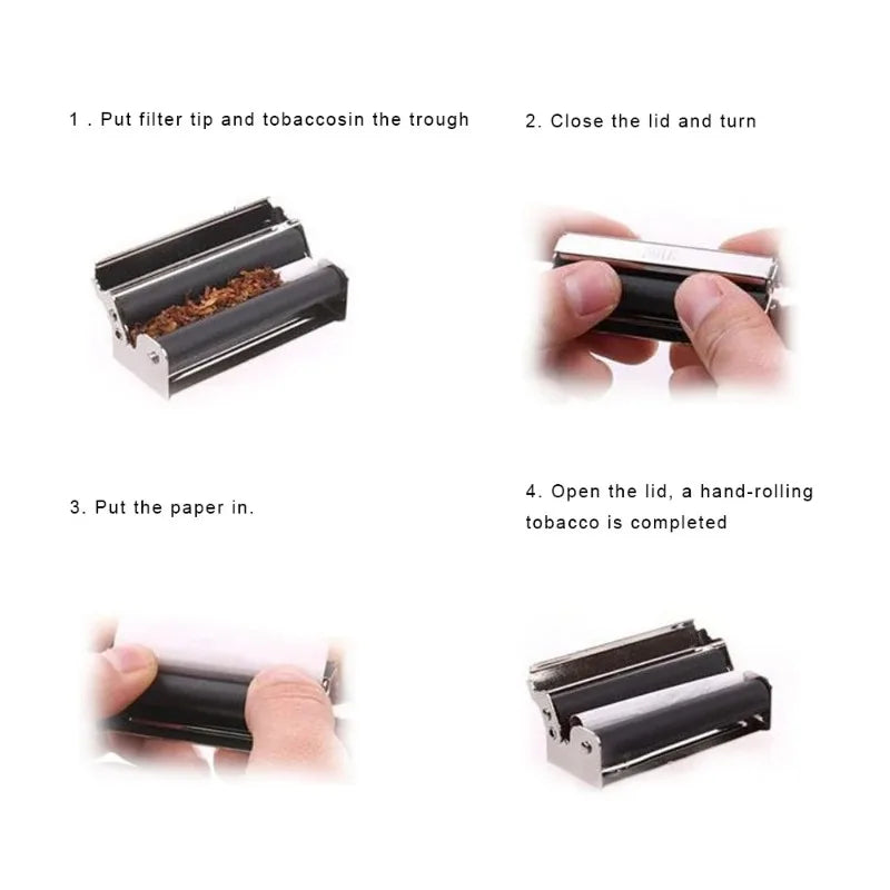 Rolling Machine (Metal):
Fit's Paper Sizes 70MM/78MM/110MM T