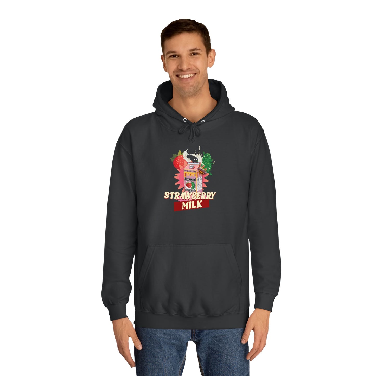 4SO's 420 Strain Design Hoodie - Strawberry Milk