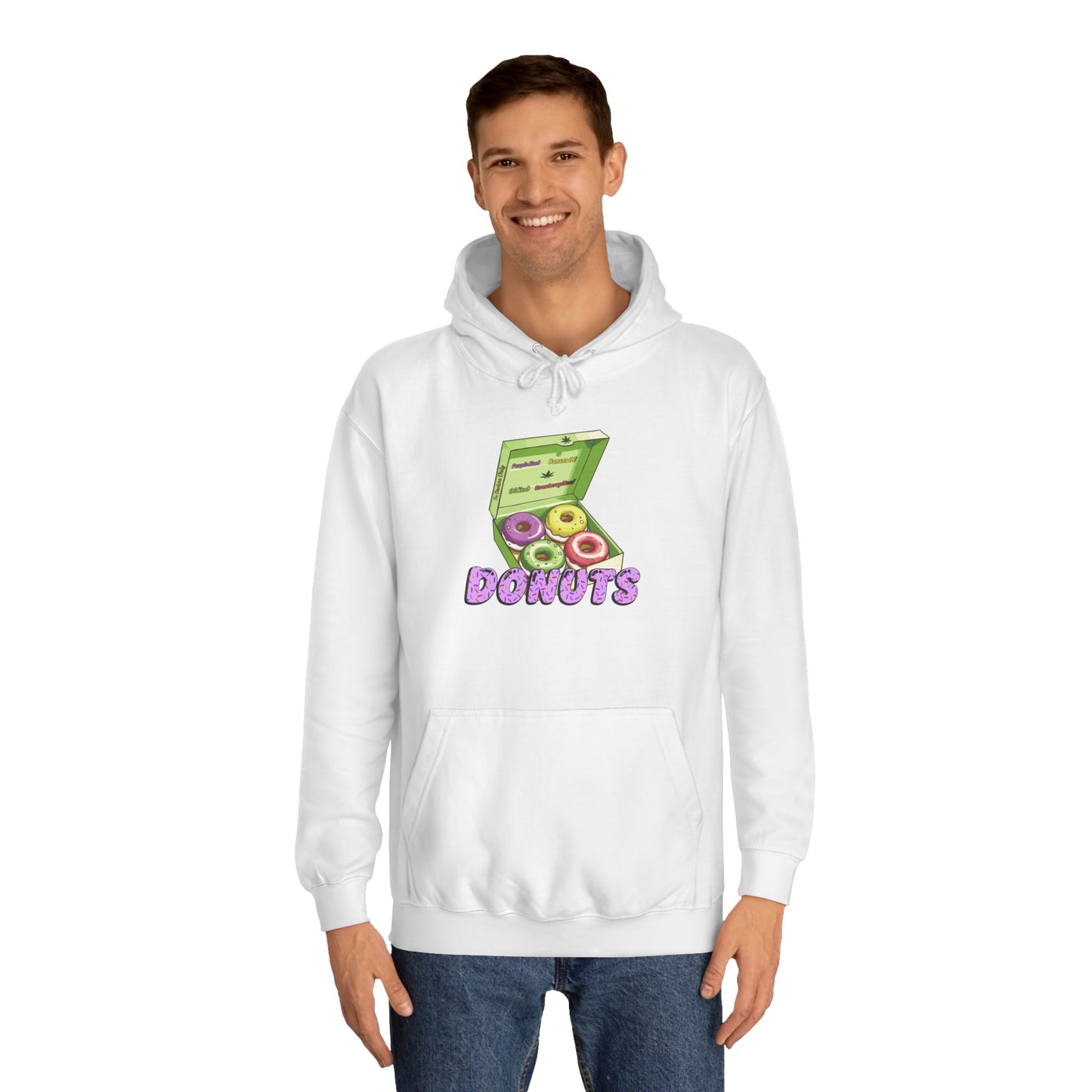 4SO's 420 Strain Design Hoodie - Donuts