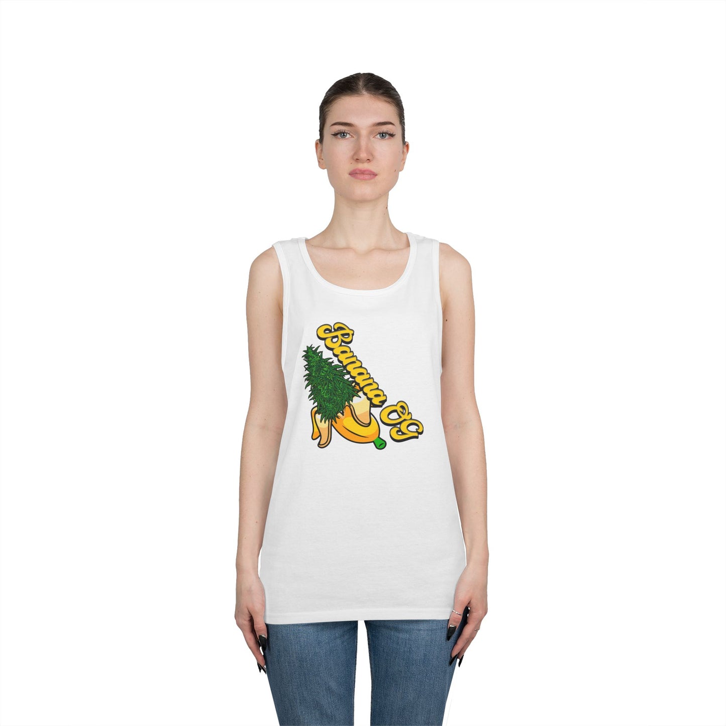 4SO's 420 Strain Design Tank Top - Banana OG