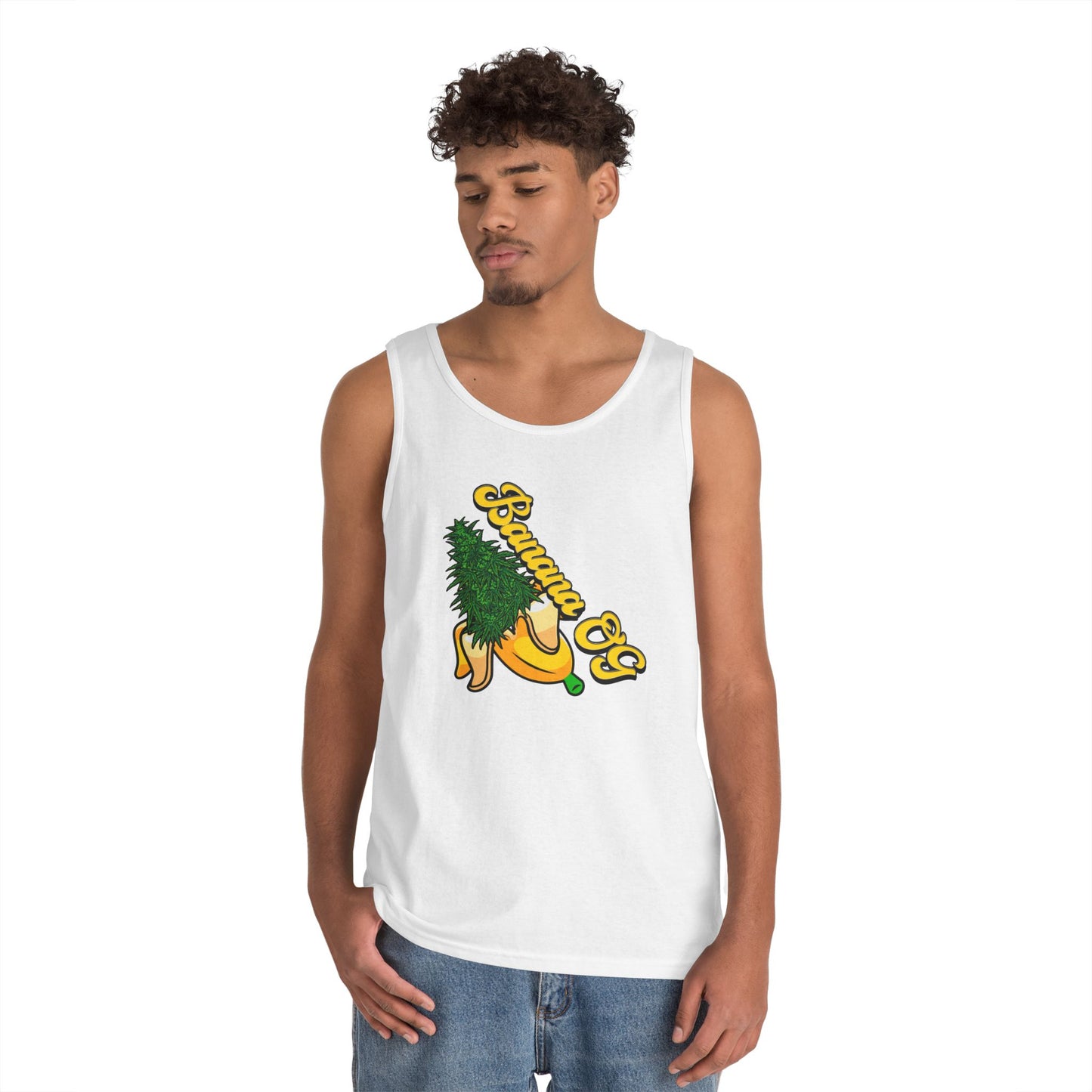 4SO's 420 Strain Design Tank Top - Banana OG