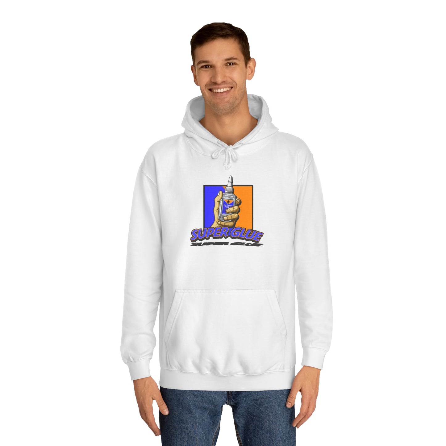 4SO's 420 Strain Design Hoodie - Super Glue