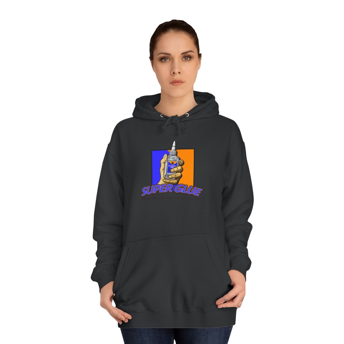 4SO's 420 Strain Design Hoodie - Super Glue