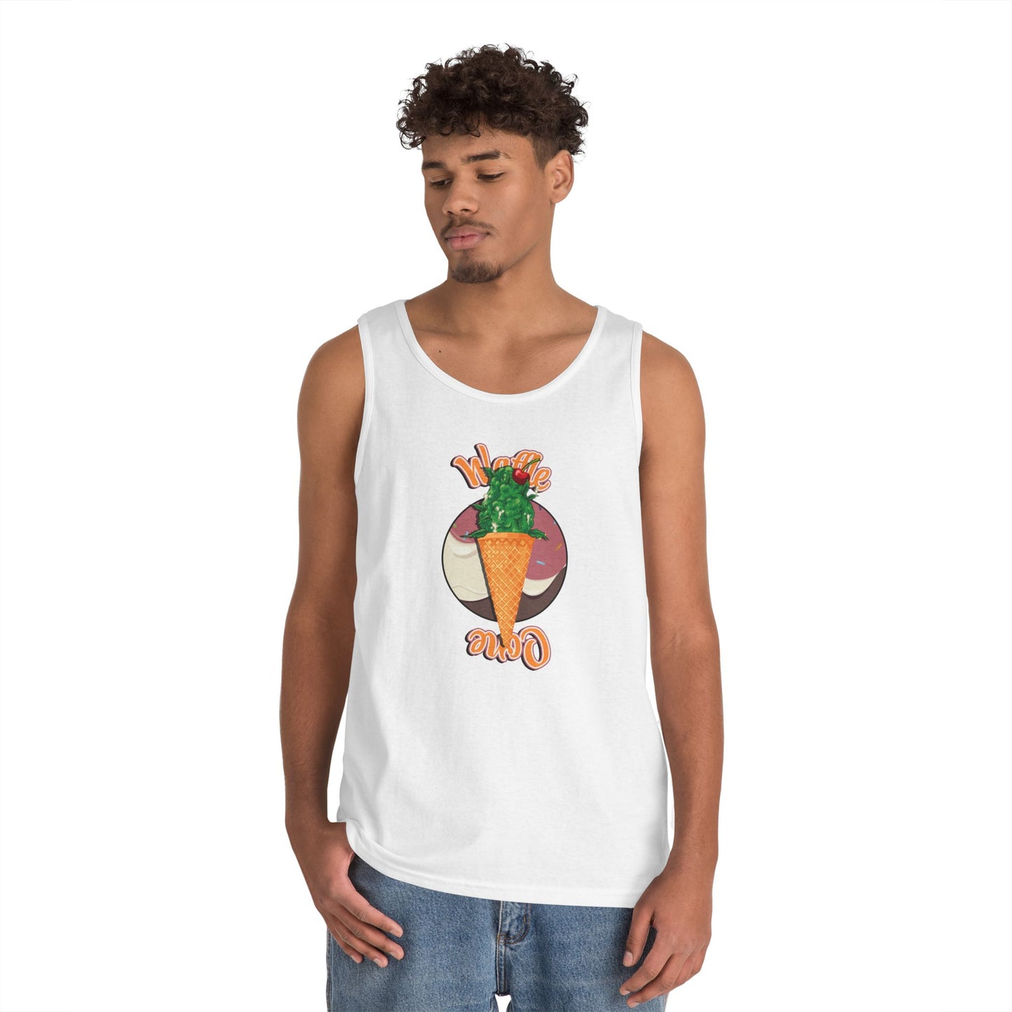 4SO's 420 Strain Design Tank Top - Waffle Cone