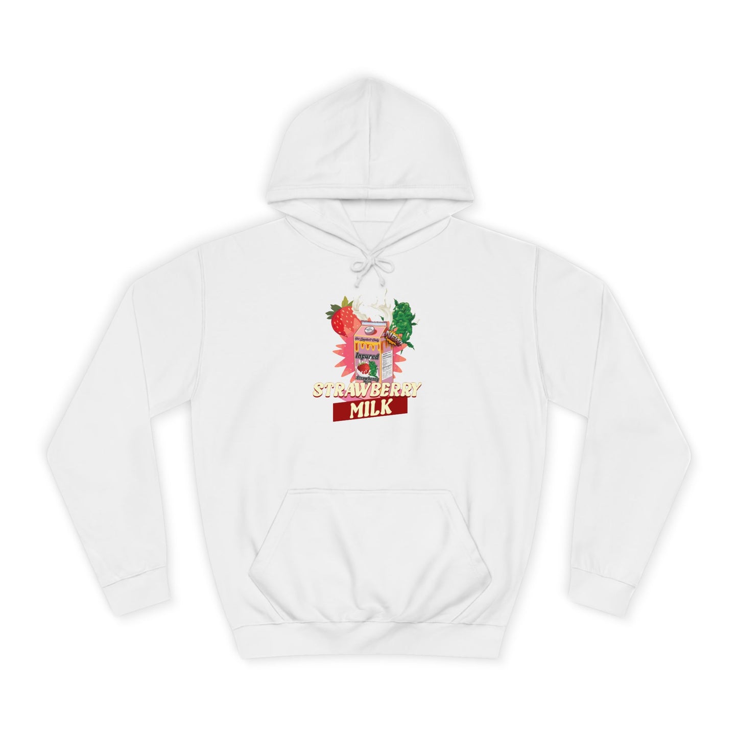 4SO's 420 Strain Design Hoodie - Strawberry Milk