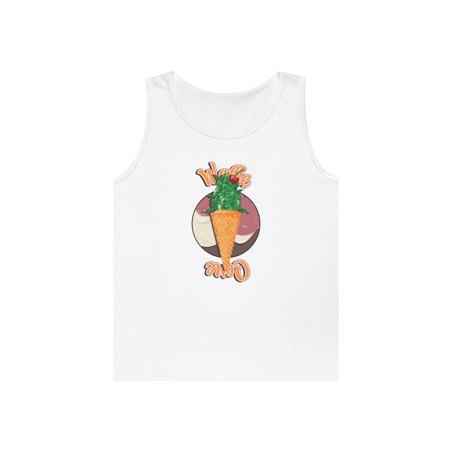 4SO's 420 Strain Design Tank Top - Waffle Cone