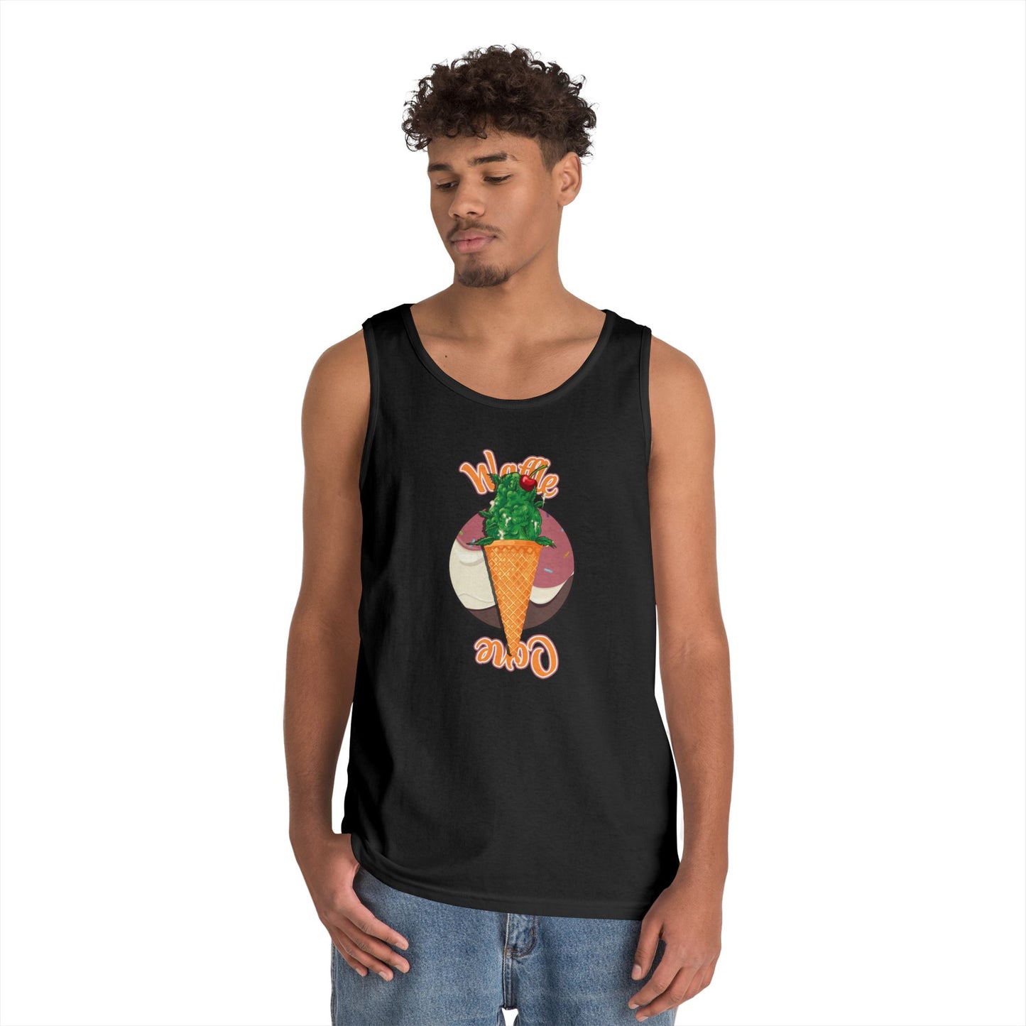 4SO's 420 Strain Design Tank Top - Waffle Cone