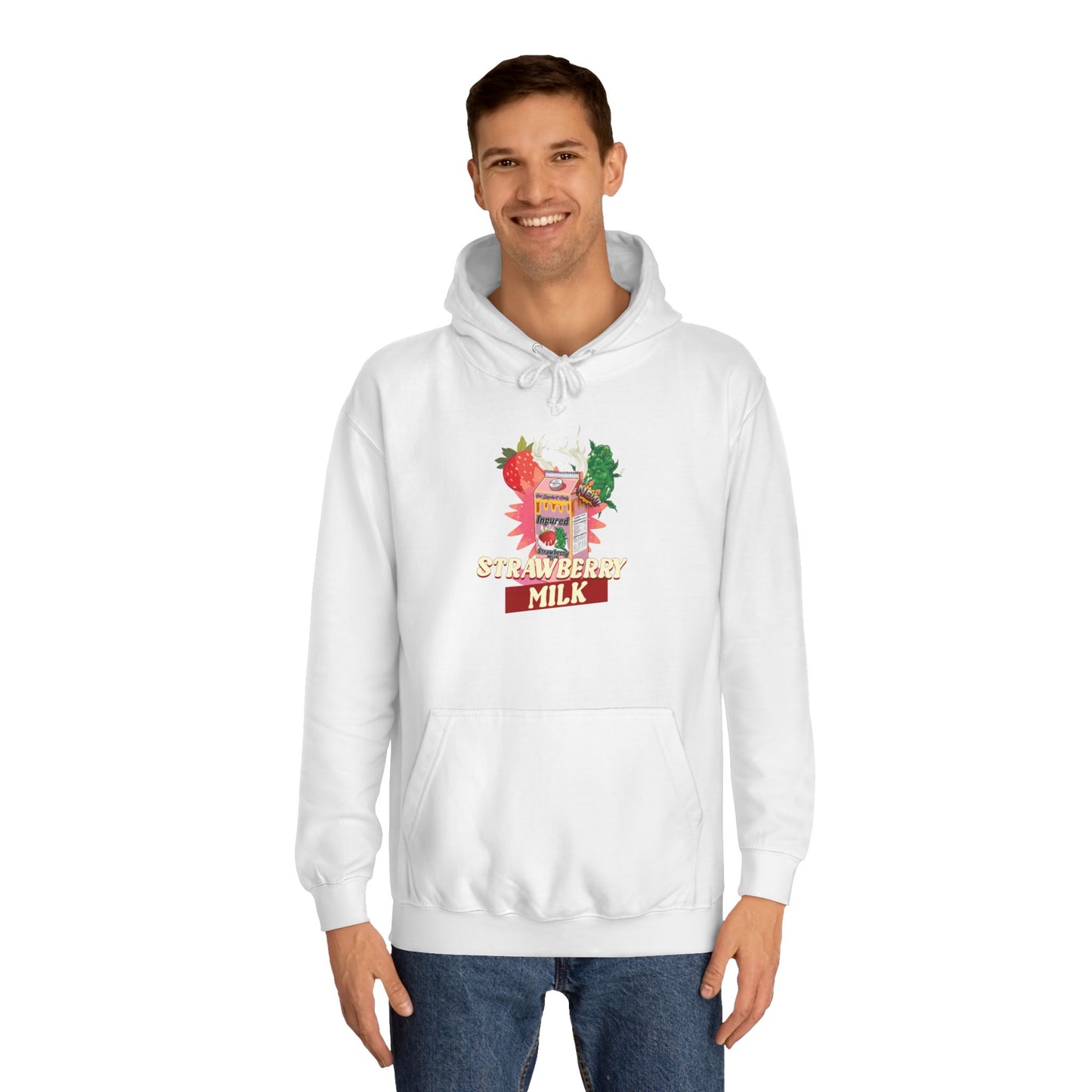 4SO's 420 Strain Design Hoodie - Strawberry Milk