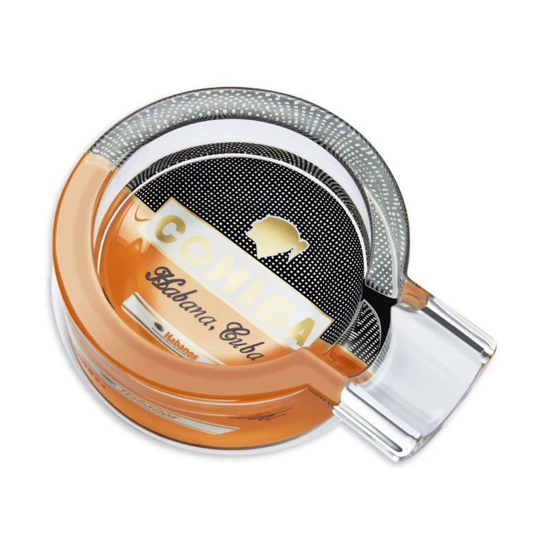 "The COHIBA" Glass Ashtray