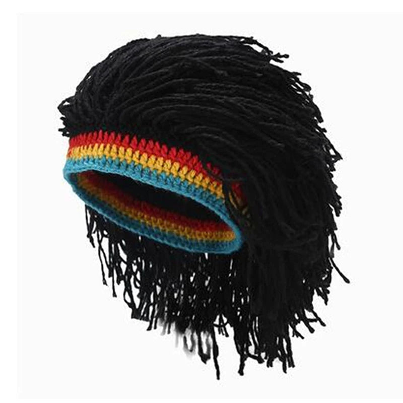 Rasta Wig Beanie (black)