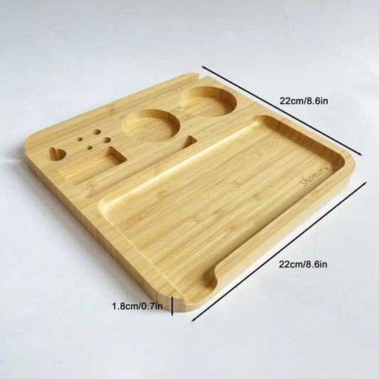 Artisanal Wooden Rolling Tray