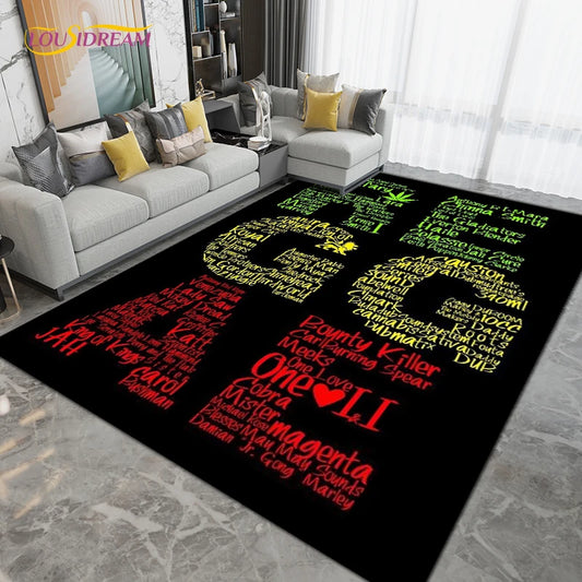 "Reggae 100"  Style Area Rug