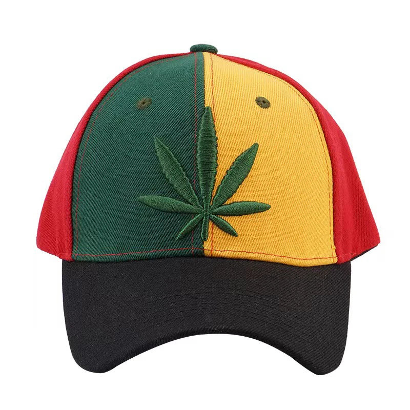 Fastball Tri-Color Cannabis Baseball Snapback (Unisex)