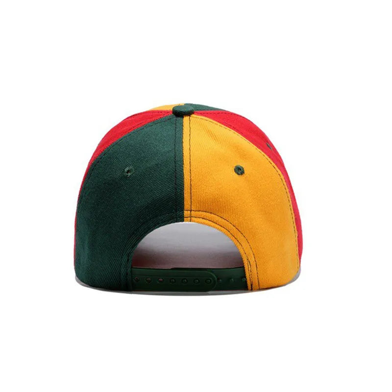 Fastball Tri-Color Cannabis Baseball Snapback (Unisex)