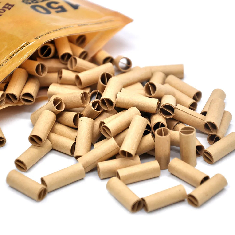 150Pcs Per Rolled Tips Natural Prerolled For Rolling Paper 6MM