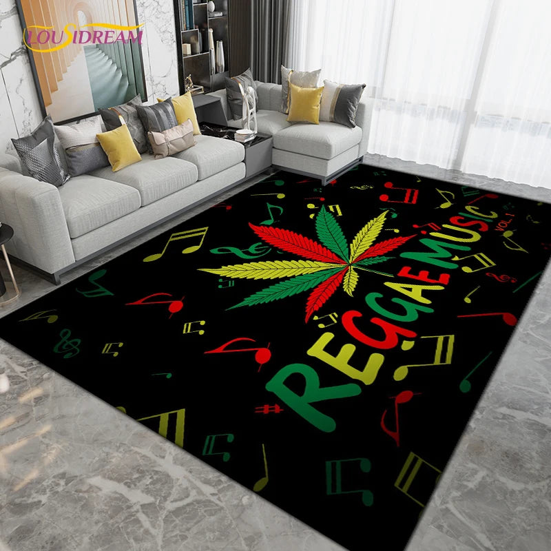 "Reggae Music" Area Rug