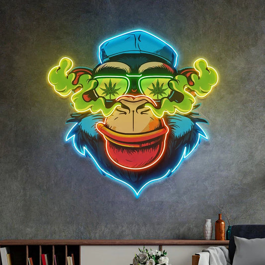 Neon Sign "Nostrils" Wall/Bar/Shop ( Led Neon Light Handmade Custom )