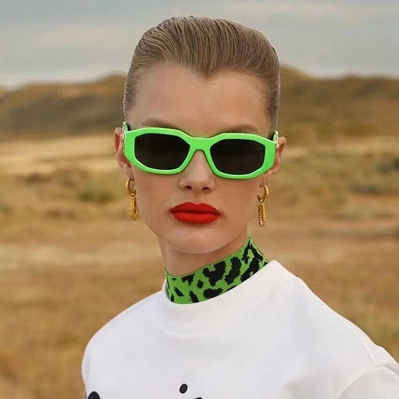 Vintage Small Rectangle Sunglasses