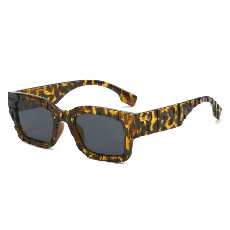 Luxury Brand Designer Square Sunglasses