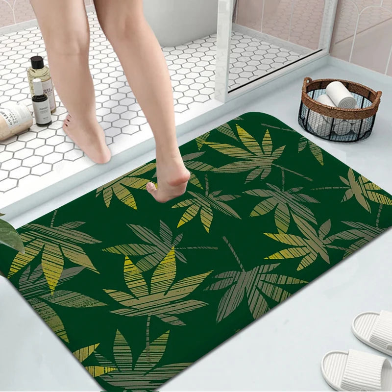 Leaf Anti-Slip Floor Mat/Door Mat