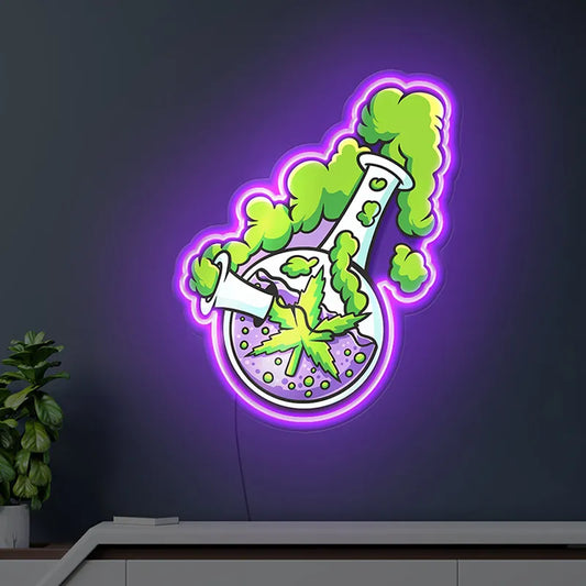 Neon Sign "Chronic Bong"