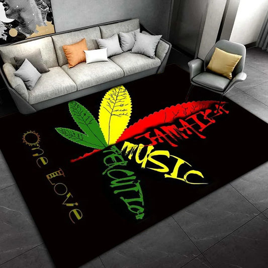 "Leaf Music"  Area Rug,