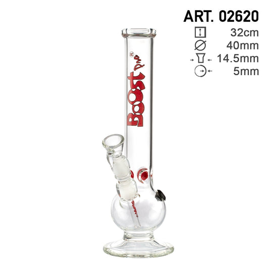 12.5" Boost Pro Bouncer Glass Water Pipe Bong