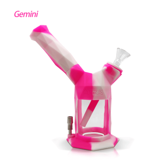 "Gemini" 2-IN-1 (Water Pipe & Nectar Collector) by: Waxmaid