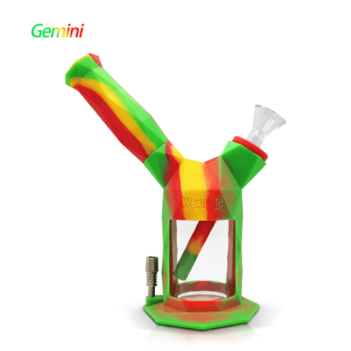 "Gemini" 2-IN-1 (Water Pipe & Nectar Collector) by: Waxmaid