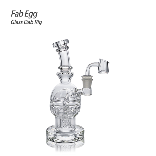 "Fab Egg" (7.48" GLASS DAB RIG) By: WAXMAID