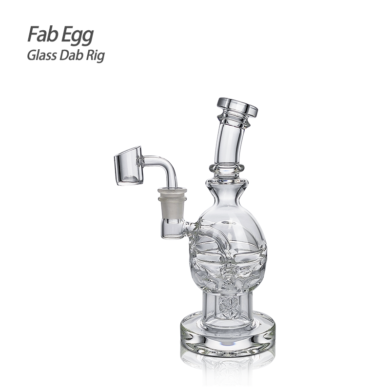 "Fab Egg" (7.48" GLASS DAB RIG) By: WAXMAID