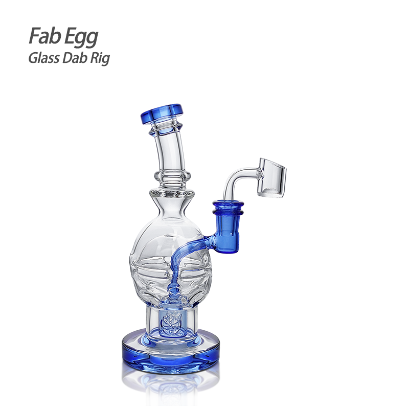 "Fab Egg" (7.48" GLASS DAB RIG) By: WAXMAID