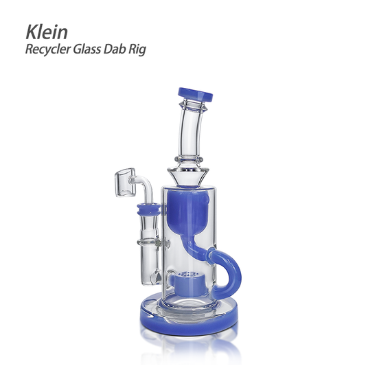 "Klein Recycler" (7.48” Glass Rig) By: Waxmaid