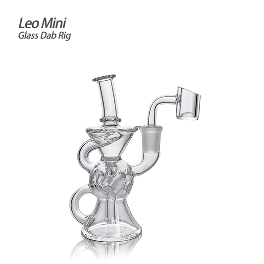 "Leo Mini" (5.51‘’ Glass Rig) By: Waxmaid