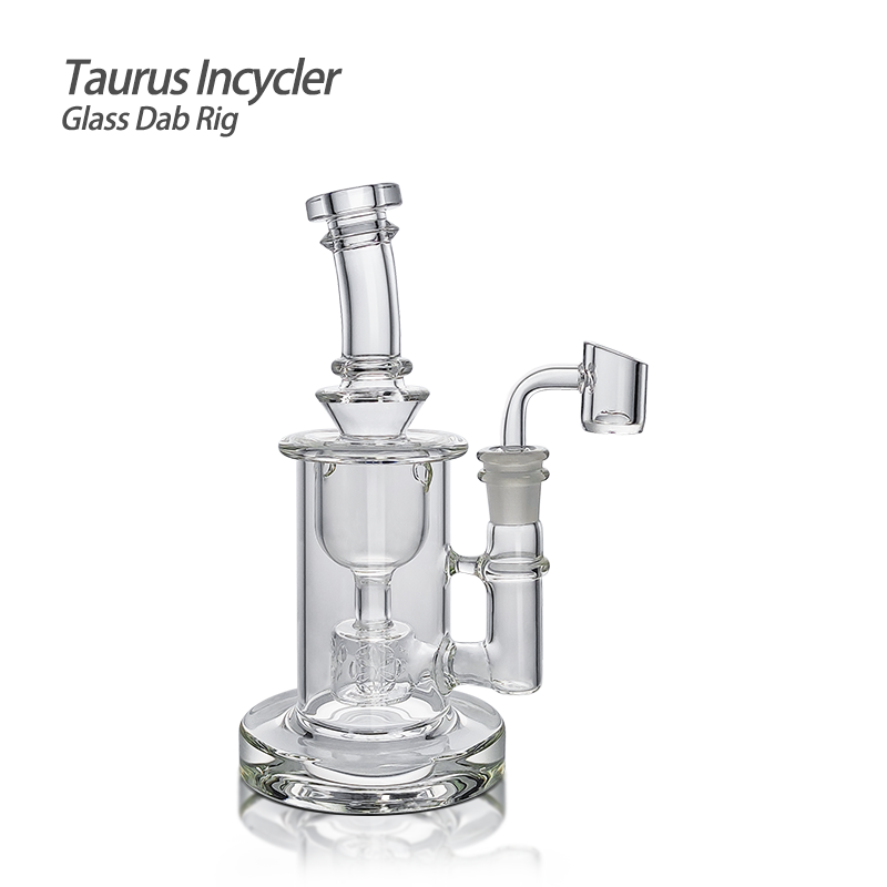 "Taurus In-cycler" (7.48” Glass Rig) By: Waxmaid