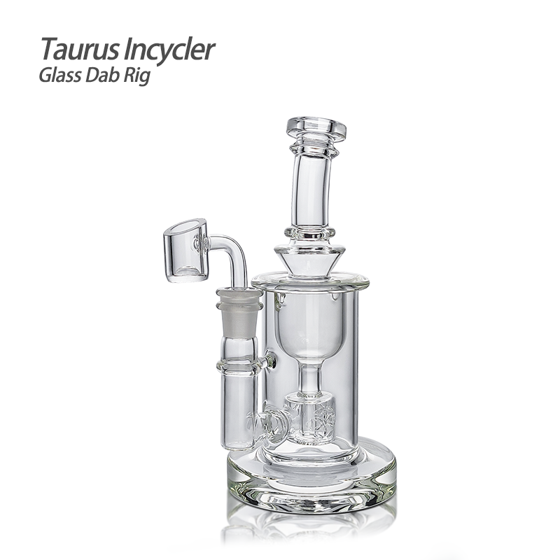 "Taurus In-cycler" (7.48” Glass Rig) By: Waxmaid