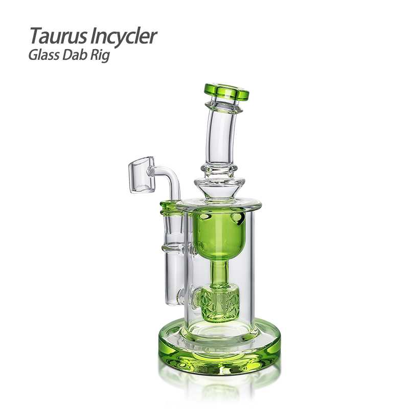 "Taurus In-cycler" (7.48” Glass Rig) By: Waxmaid