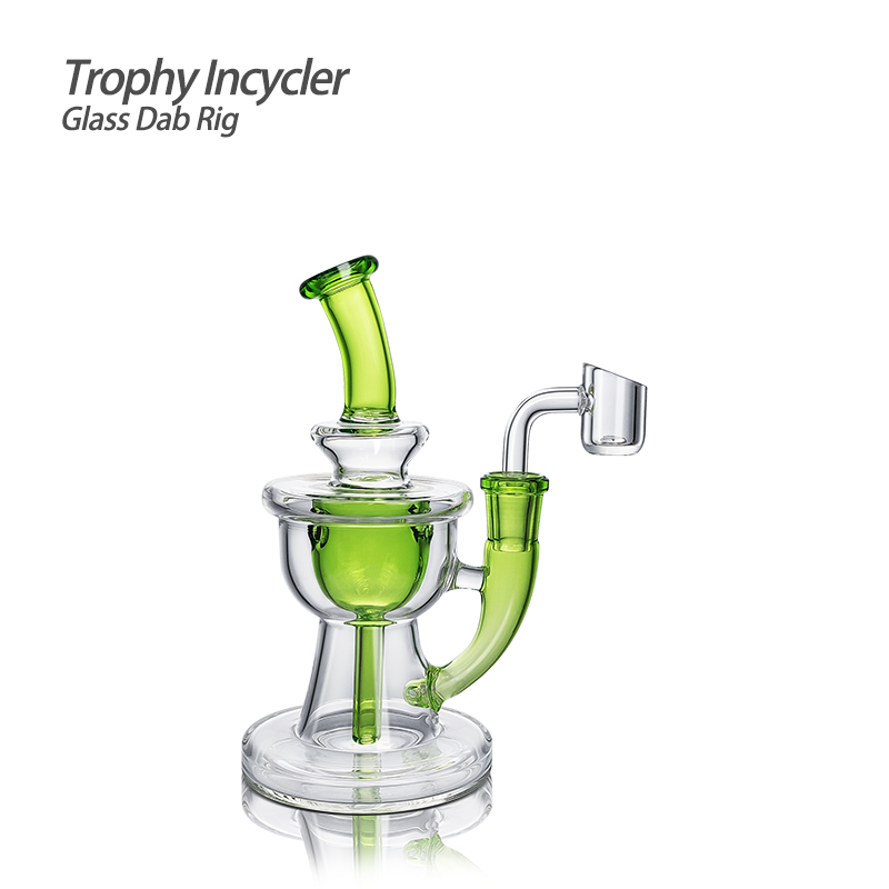 "Trophy In-cycler" (6.38″ Glass Rig) By: Waxmaid